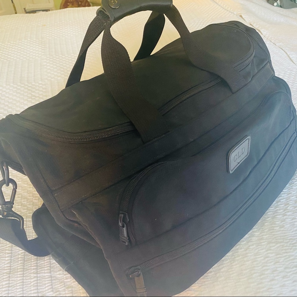 Black Ballistic Nylon TUMI Travel Bag